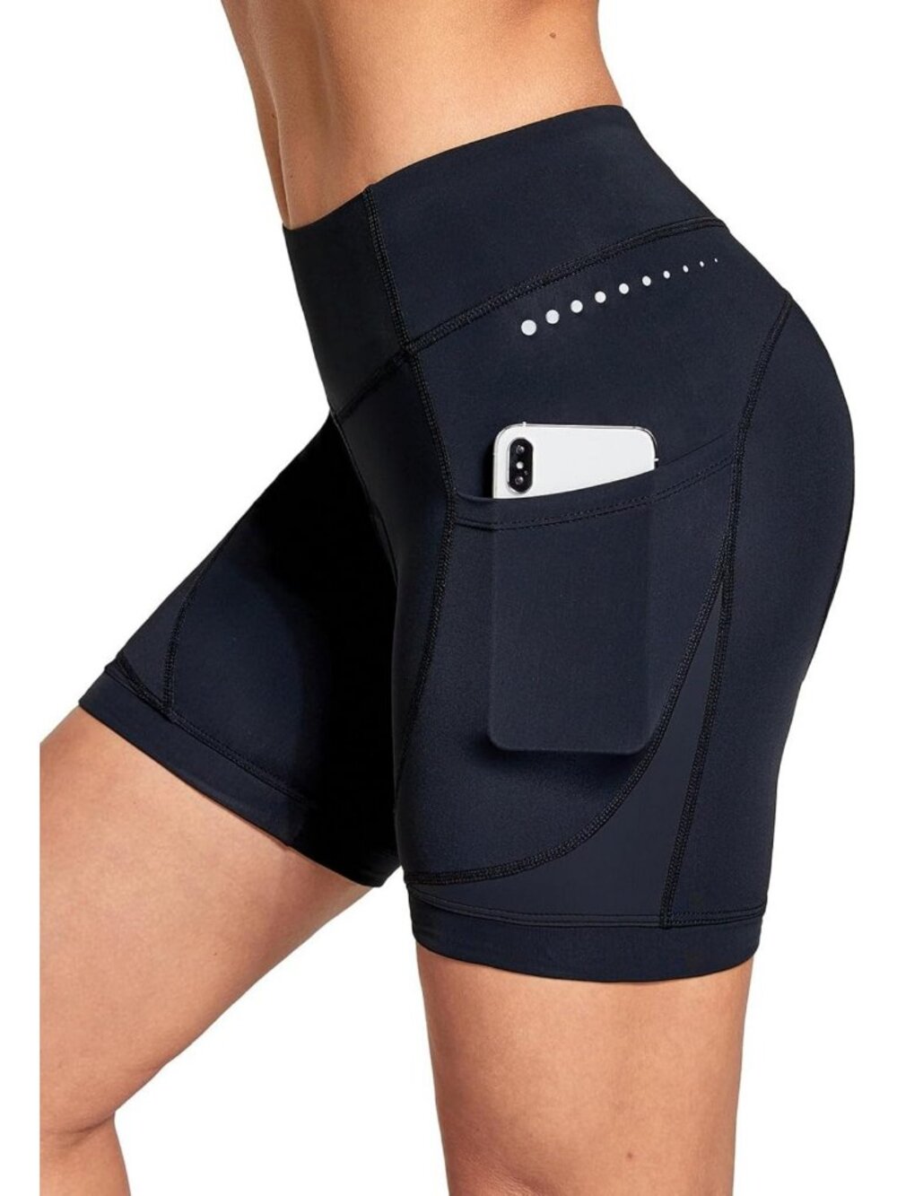 4D Padded Bike Shorts for Women | Cycling Underwear with Pockets, Comfortable